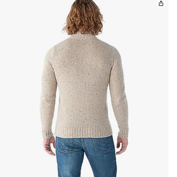 NEW SmartWool man  Heavy Henley Sweater - Merino Wool Oat Heather 253 - Picture 2 of 4
